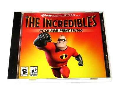 Disneys The Incredibles PC-CD ROM Print Studio PC 2005 Disney Interactive TESTED - Image 1 of 4