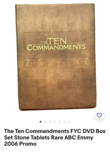 The Ten Commandments FYC DVD Box Set Stone Tablets Rare ABC Emmy 2006 Promo - Picture 1 of 1