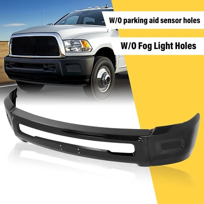 Parachoques delantero de acero negro para Ram 2500 Ram 3500 2010-2018 #CH1002389 #1MQ01RXFAB Foto 1 de 4