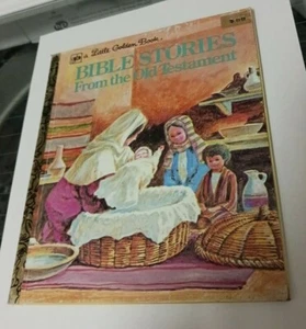 Vintage 1977 Hardcover Little Golden Book Bible Stories from the Old Testament. - Picture 1 of 1