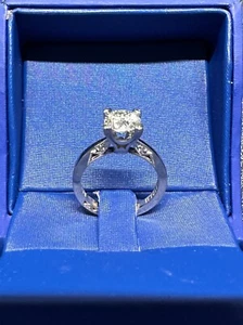 Tacori 1.19 CT GIA SI1 Natural Diamond-White Gold 18K Ring - Retail $13,000 - Picture 1 of 8