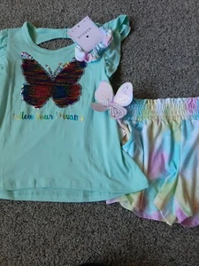 Girls size 6 shorts outfit new with tags - Picture 1 of 5