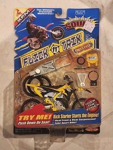 2000 Flick Trix Freestyle Dirt Bike Toy Motocross Dirtbike Thor Renthal Tag Rare - Picture 1 of 4