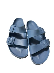 Sandalo Birkenstock unisex Arizona EVA blu navy usato in ottime condizioni taglia EU 43 uomo 10,5 - Foto 1 di 4
