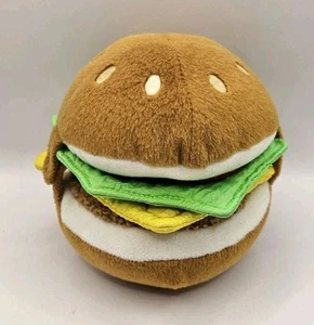 Peluche de hamburguesa Mary Meyer vintage Food For Thought - Imagen 1 de 6