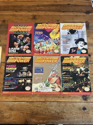 Nintendo Power Vol 50 Link's Awakening Magazine Lot Of 6 Total Some W/ Posters Foto 1 de 4