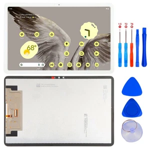 OEM For Google Pixel Tablet LCD Touch Screen Digitizer Replacement White+Tools - Picture 1 of 4