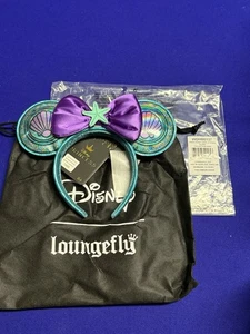 Loungefly Disney Prinzessin Buntglas kleine Meerjungfrau Arielle Ohr Stirnband LE1000 - Bild 1 von 10