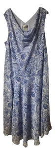 Catherine’s ~ Mujer ~ Vestido ~ 2X ~ Púrpura ~ Patrón Paisley ~ Sin Mangas - Imagen 1 de 24