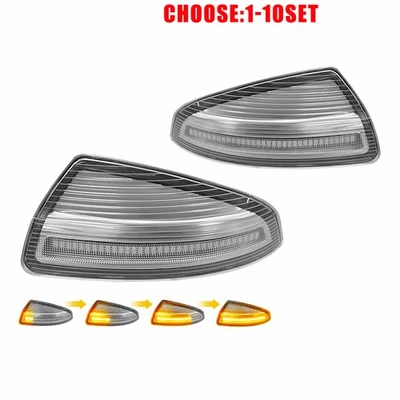 Luz de señal de giro del espejo de puerta izquierda+derecha para Benz W204 S204 W639 C200 C280 Foto 1 de 4
