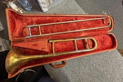 Винтажный Getzen Super-Deluxe тон сбалансированный тромбон с чехлом - Изображение 1 из 4