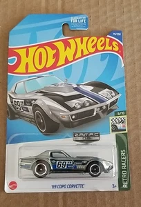 Hot Wheels - 69 COPO Corvette - 05 ZAMAC - Retro Racers 79/250 - Picture 1 of 6
