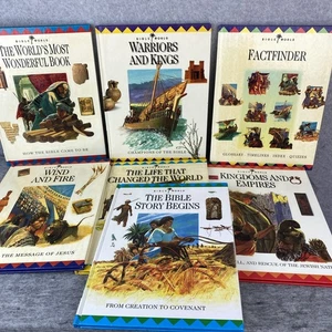 Bible World Children's Series 7 Books Nelson Pub. 90's Illustrated Hardbacks - Picture 1 of 12