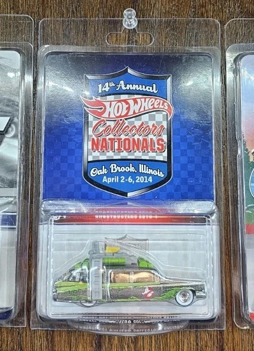 Ghostbusters Ecto-1 2014 Hot Wheels (14th Nationals) #1443/2600 RARO Foto 1 de 2