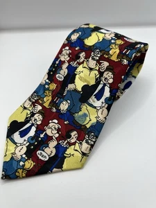 Corbata Popeye Frijoles McGee Poliéster Hecha en EE. UU. - Imagen 1 de 5