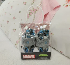 NEW ROBEEZ RO + ME XL 12/18 MONTHS MARVEL BLACK PANTHER SNAP BOOTIE - Picture 1 of 4