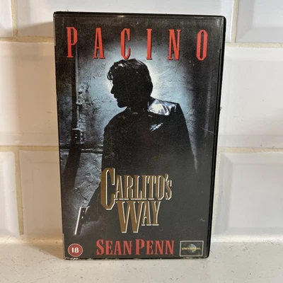 "CARLITO'S WAY" VHS MOVIE TAPE SEAN PENN/AL PACINO UNIVERSAL1993 - Image 1 of 4