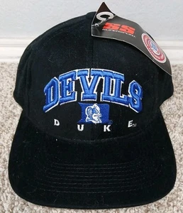 Cappello Berretto Vintage Supersport Duke Blue Devils NCAA Nero - Foto 1 di 5