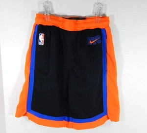 Pantalones Cortos 2018-19 Niños New York Knicks Nike Auténticos City Ed Negro/Naranja Talla S - Imagen 1 de 4