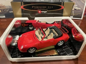 1/18 Porsche 911 (993) Carrera Cabriolet 1994, Bburago 3390 - Picture 1 of 1