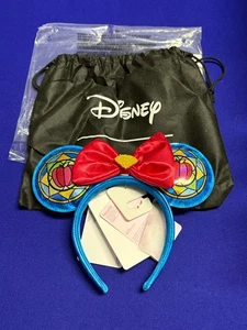 Disney Loungefly Prinzessin Schneewittchen Buntglas Kollektion Ohren Stirnband NEU - Bild 1 von 11