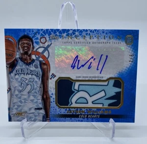 2022-23 Topps Inception OTE Basketball Jayden Williams RC Blue Patch Auto /5 - Picture 1 of 3