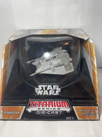 Snowspeeder Star Wars Ultra Titanium Series Die-Cast Hasbro 2006 New Sealed Cover
