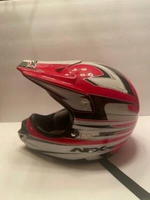  AFX FX86R Red Motorcross Helmet size S - Image 1 of 4
