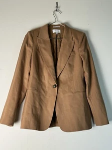 Reiss Marlie Tailored Wool Blend Blazer & Trouser Suit US 6 Brown - Picture 1 of 7