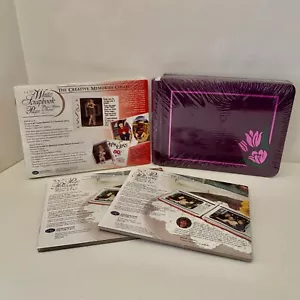 Vintage Creative Memories 5x7 "Sweet Blossoms" - Purple Scrapbook Album - Bundle - Picture 1 of 13