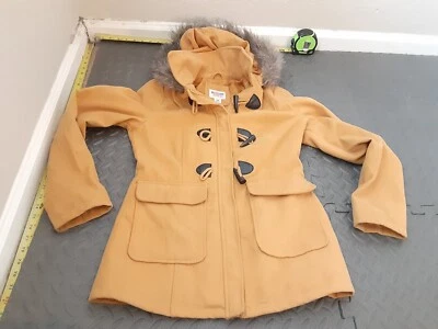 Chaqueta Mossimo dorada/amarilla ajustada doble botonadura pana mediana #S38 Foto 1 de 4