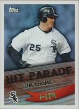 2007 Topps Hit Parade Chicago White Sox Baseball Card #HP4 Jim Thome