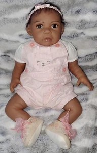 19" Paradise Galleries African American Reborn Vinyl Doll - Picture 1 of 5