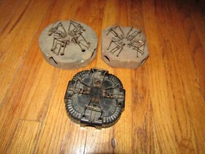 3 Vintage Choker Mouse Trap Wood Victor Bakelite traps - Picture 1 of 6