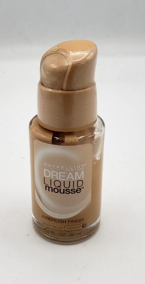 NEW Maybelline Dream Liquid Mousse Airbrush Finish - SANDY BEIGE MEDIUM 1 - Image 1 of 1