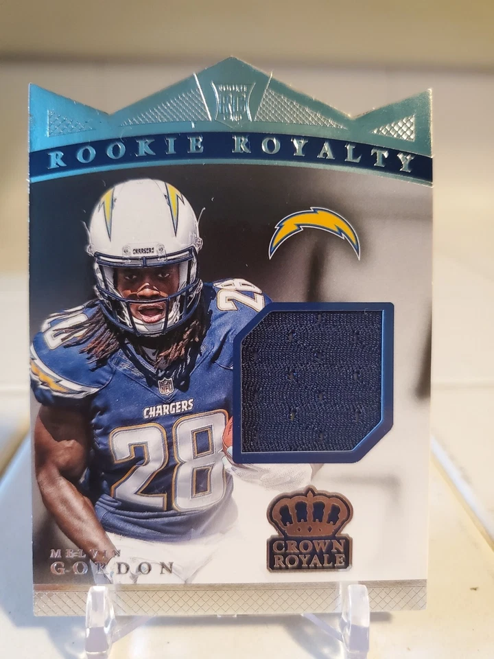MELVIN GORDON 2015 Panini ROOKIE Game-Worn Card #RRM-MG Jersey RELIC #/499 RC SP - Image 1 of 2