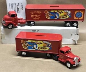 ERTL CLYDE BEATTY COLE BROTHERS CIRCUS TRUCK/BANK LOT 9374 CHEVY 9391 FORD - Picture 1 of 19