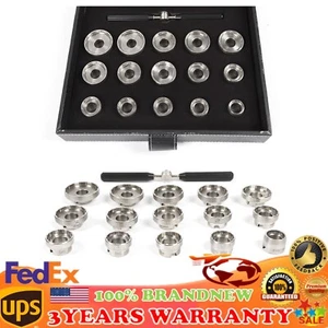 Kit de abridor trasero de caja de reloj de 15 troqueles para herramienta de reparación de eliminación de relojes Breitling EE. UU. - Imagen 1 de 13