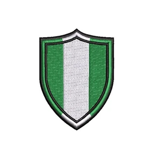 Parche de bandera escudo de Nigeria bordado insignia planchada hágalo usted mismo apliques uniforme - Imagen 1 de 12