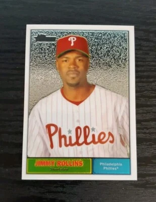 2010 Topps Heritage Chrome Jimmy Rollins /1961 - Image 1 of 2