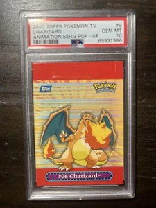 2000 Topps Pokemon TV Animation Series 3 Pop-Up Charizard - PSA 10 💎 GEM MT - Bild 1 von 2