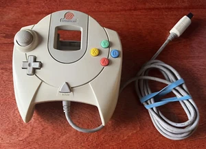 Sega Dreamcast Controller Yellowing HKT-7700 OEM Tested Working Pic's for demo - Bild 1 von 14