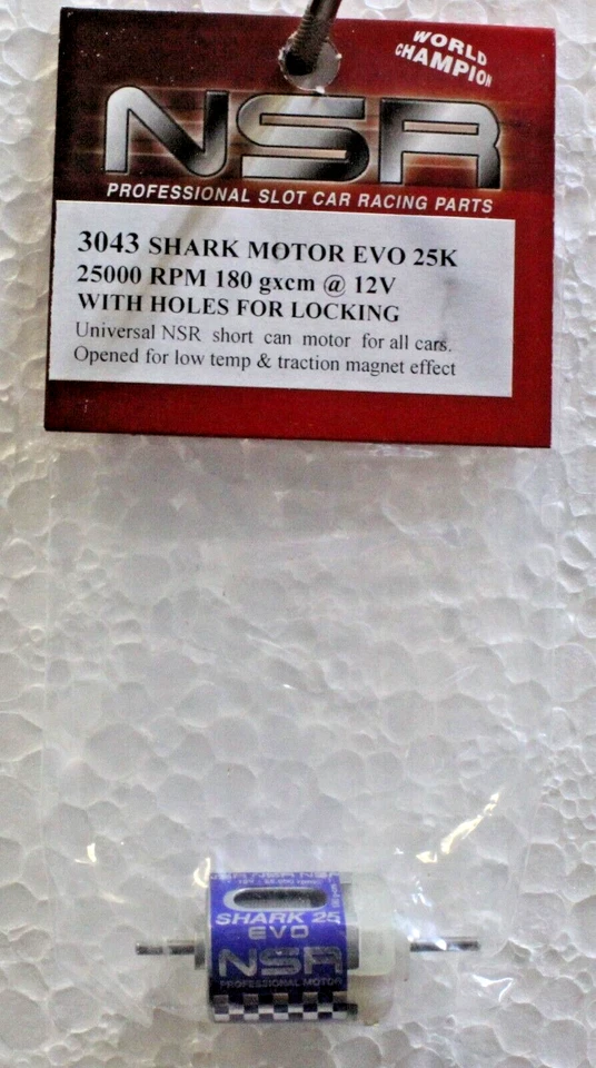 Peça de carro caça-níqueis 3043 NSR Shark Motor 25.000 RPM 180g/cm torque 1:32 - Imagem 1 de 1