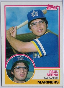 1983 TOPPS #492 PAUL SERNA IN EXMT CONDITION MARINERS