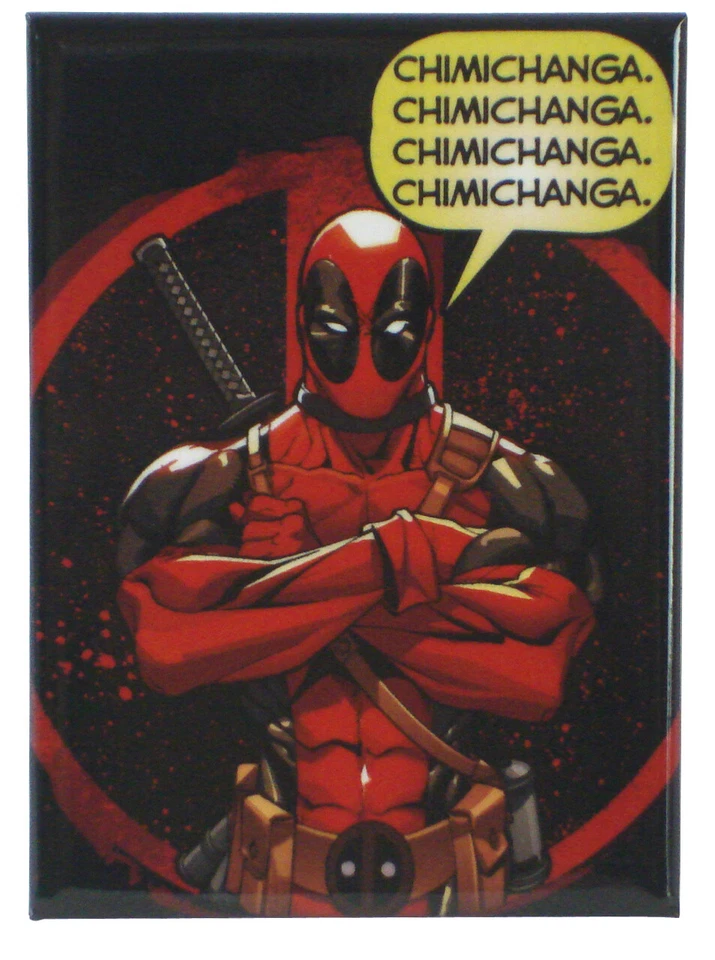 Nuevo imán de refrigerador Deadpool Chimichanga Marvel Comics Foto 1 de 1