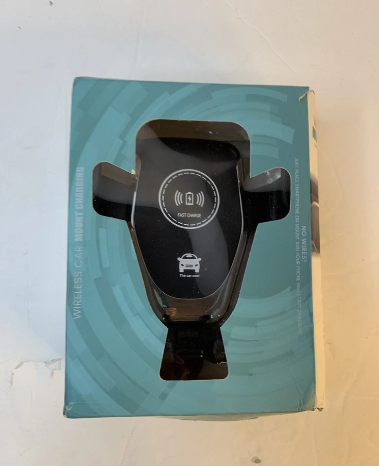 Cargador Inalámbrico 10W Tablero de Coche Montaje de Ventilación de Aire Soporte para Teléfono Móvil NUEVO Foto 1 de 4