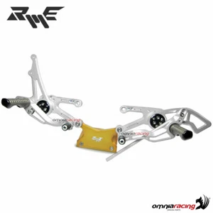 Commandes recul�es Race Robby Moto ergal silver pour Honda CBR1000RR 2008>2013 - Photo 1/5