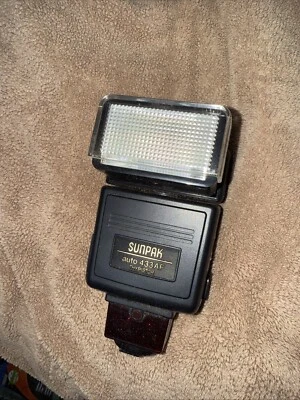 Sunpak Auto 433 AF Thyristor Flash For Canon/Minolta Auto Focus Cameras (WTF80) - Image 1 of 3