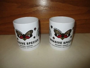 2 Invasive Species Ontario Mugs Asian Long-Horned Beetle + Lanternfly & Beetles - Picture 1 of 16