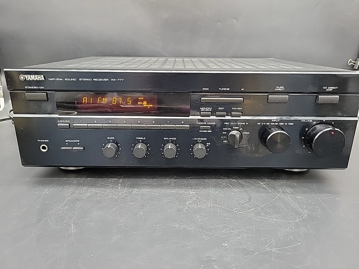 Yamaha RX-777 Stereo Receiver 100W/Channel Tested No Remote | eBay